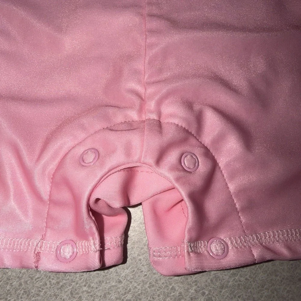 Disney Baby‎ Minnie Mouse Rash Guard Swim Suit 12M Pink Cheetah Animal Print